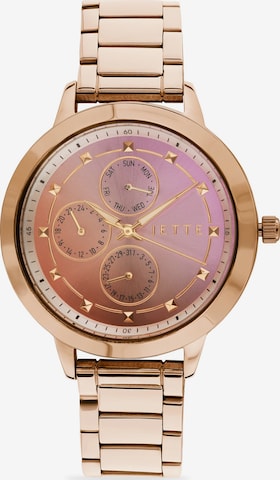 JETTE Analog Watch in Pink: front