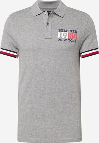 pilka TOMMY HILFIGER Marškinėliai 'New York': priekis