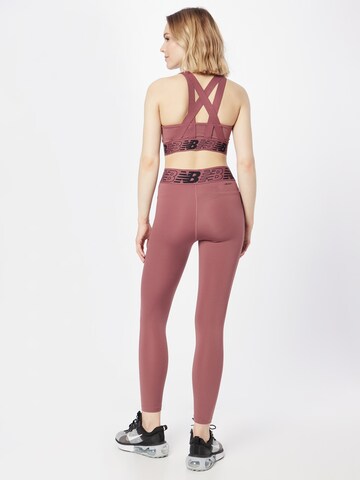 new balance Skinny Sportovní kalhoty – pink