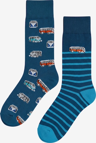 Circle Five Socks '2 Paar ICONS Socks' in Blue: front