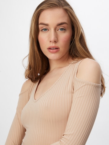 Femme Luxe Shirt body 'FERN' in Bruin