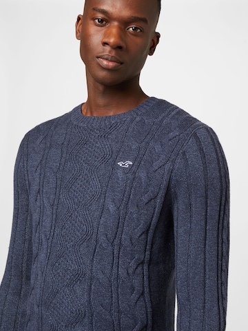 HOLLISTER Sweter w kolorze niebieski