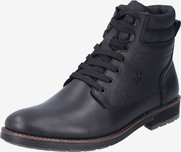 Rieker Lace-Up Boots in Black: front