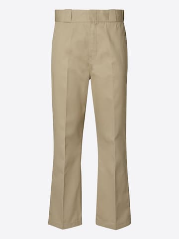 Pantaloni con piega frontale di DICKIES in beige: frontale