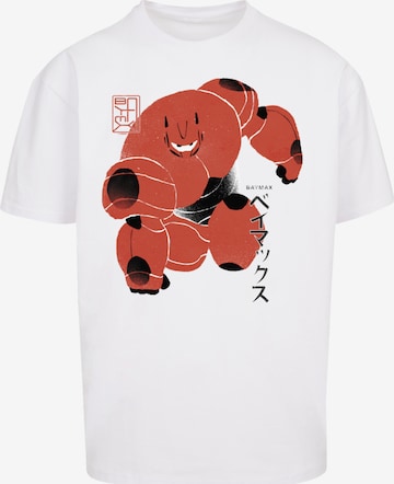 F4NT4STIC T-Shirt 'Big Hero 6 Baymax Suite Pose' in Weiß: predná strana