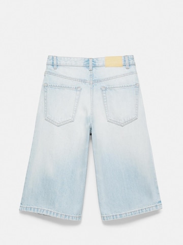 Largi Jeans de la Pull&Bear pe albastru