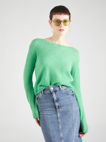 Pull-over 10Days en vert : devant