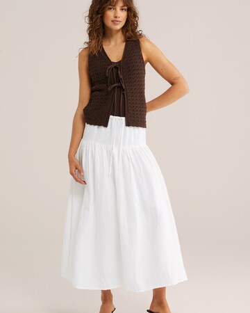 WE Fashion Вязаная жилетка в Коричневый