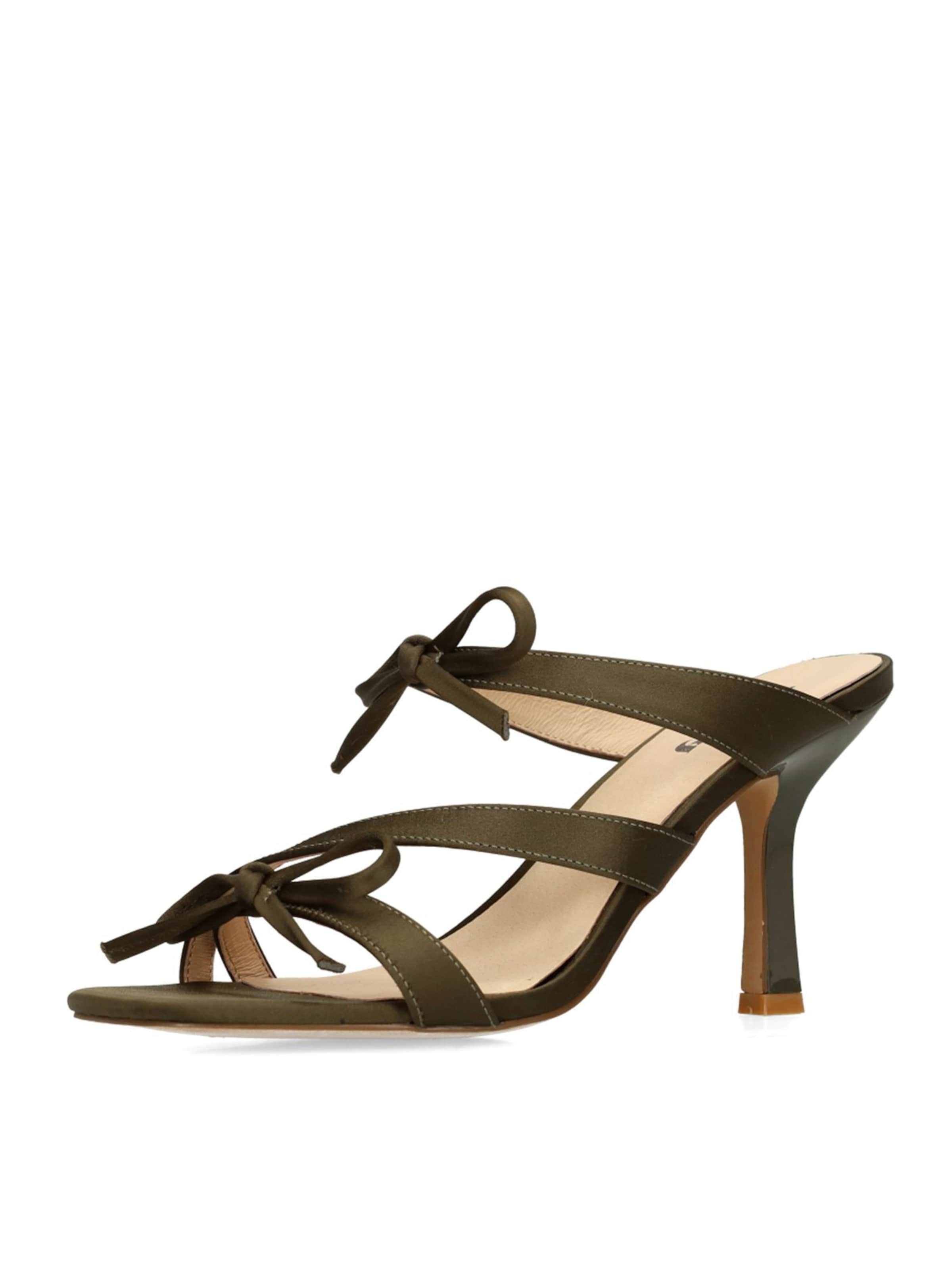 Sandales SACHA en vert : devant