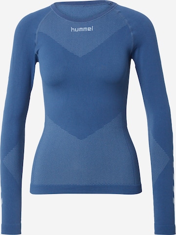 Hummel Funksjonsskjorte 'FIRST' i blå: forside