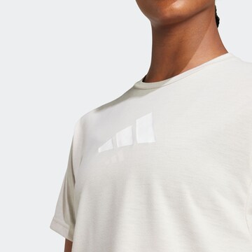 ADIDAS PERFORMANCE Funkčné tričko 'Essentials' - Sivá