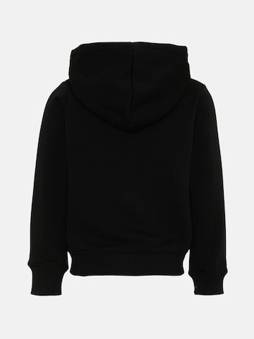 Calvin Klein Kids Sweatjacka 'MINI BADGE ZIP THROUGH' i svart