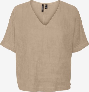 Camicia da donna 'Natali' di VERO MODA in beige: frontale