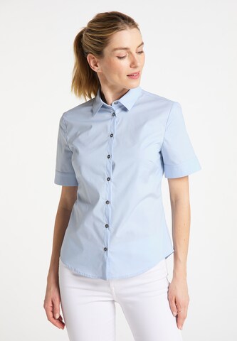 usha BLUE LABEL Bluse in Blau: predná strana