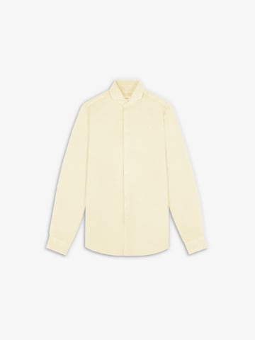 Scalpers Button Up Shirt in Yellow: front