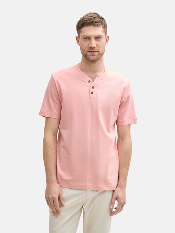 T-Shirt TOM TAILOR en rose : devant