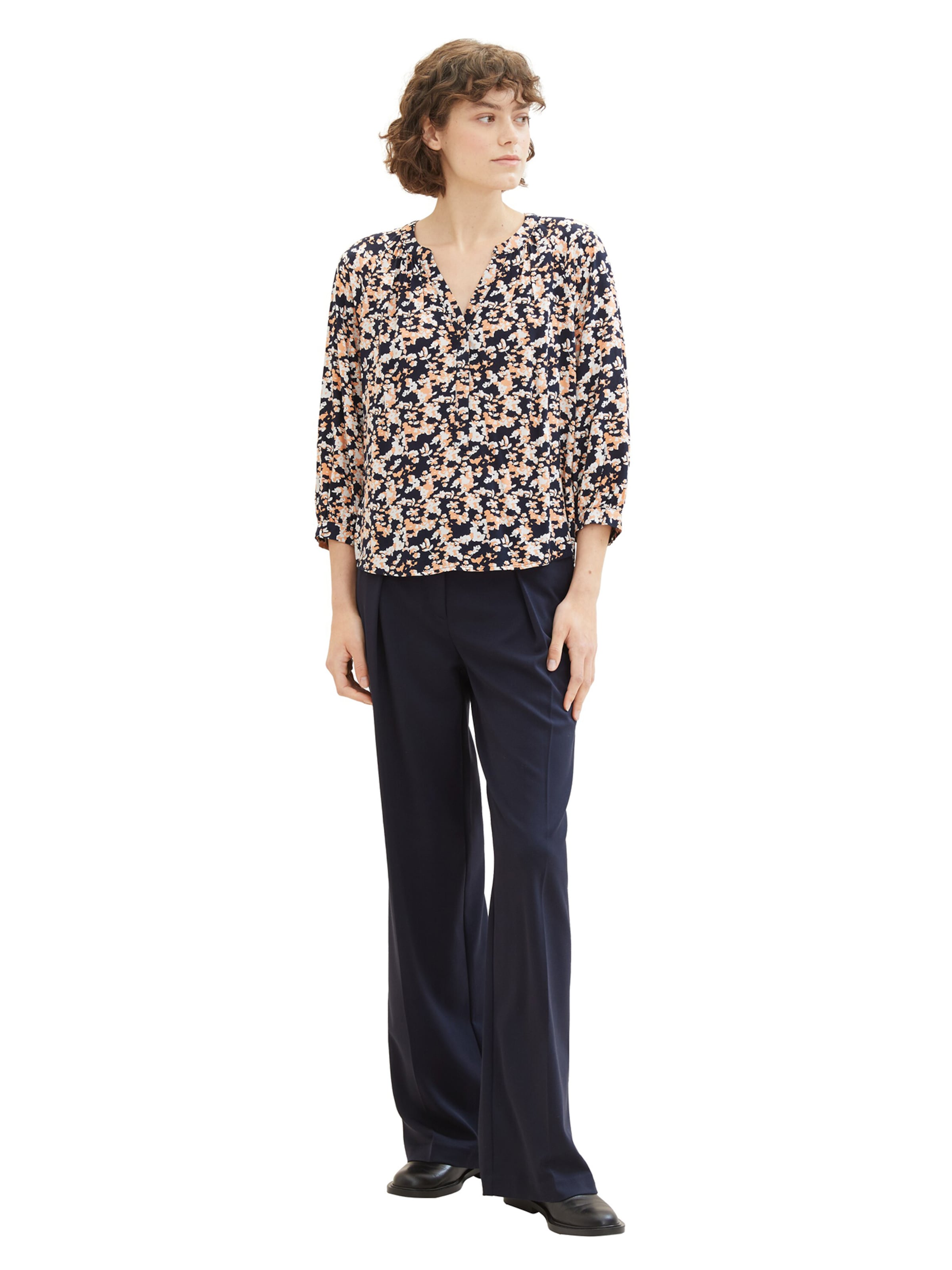 Chemisier TOM TAILOR en bleu