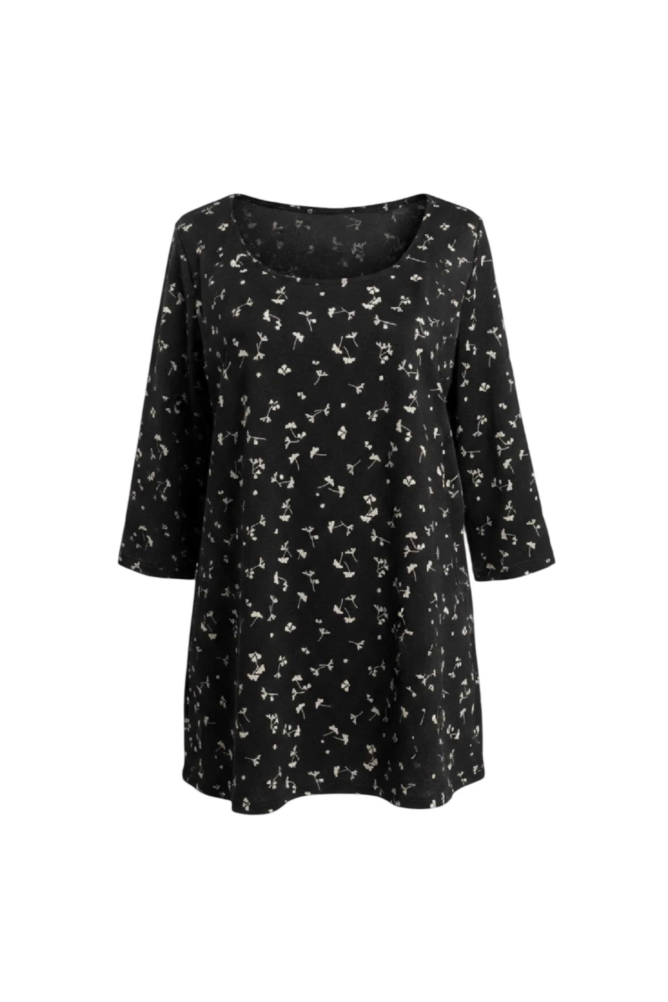Alexa Dash Shirt in Zwart: voorkant