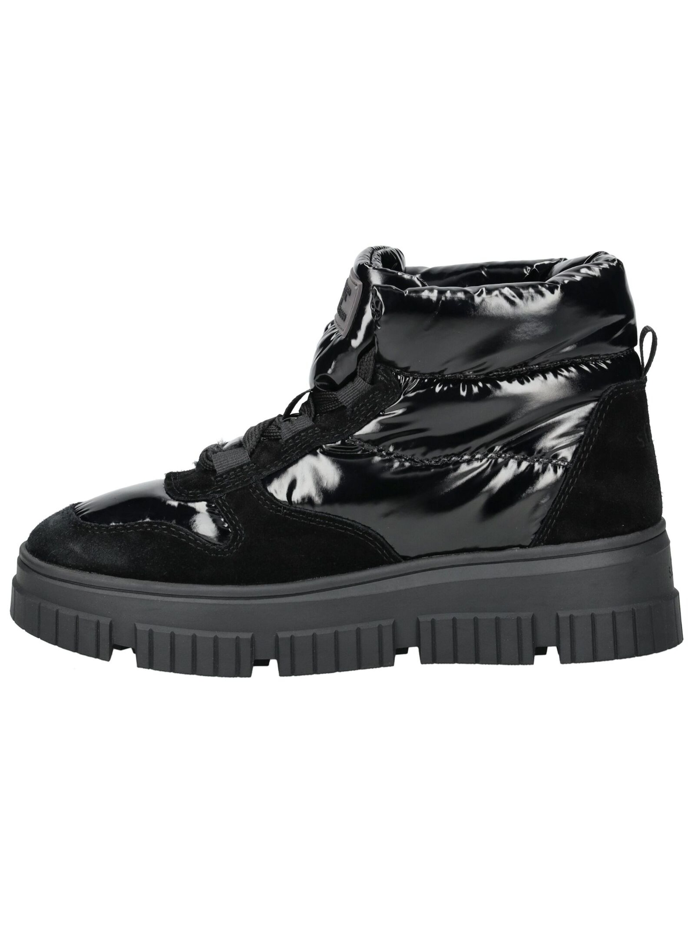 s.Oliver Schnürstiefelette in Schwarz