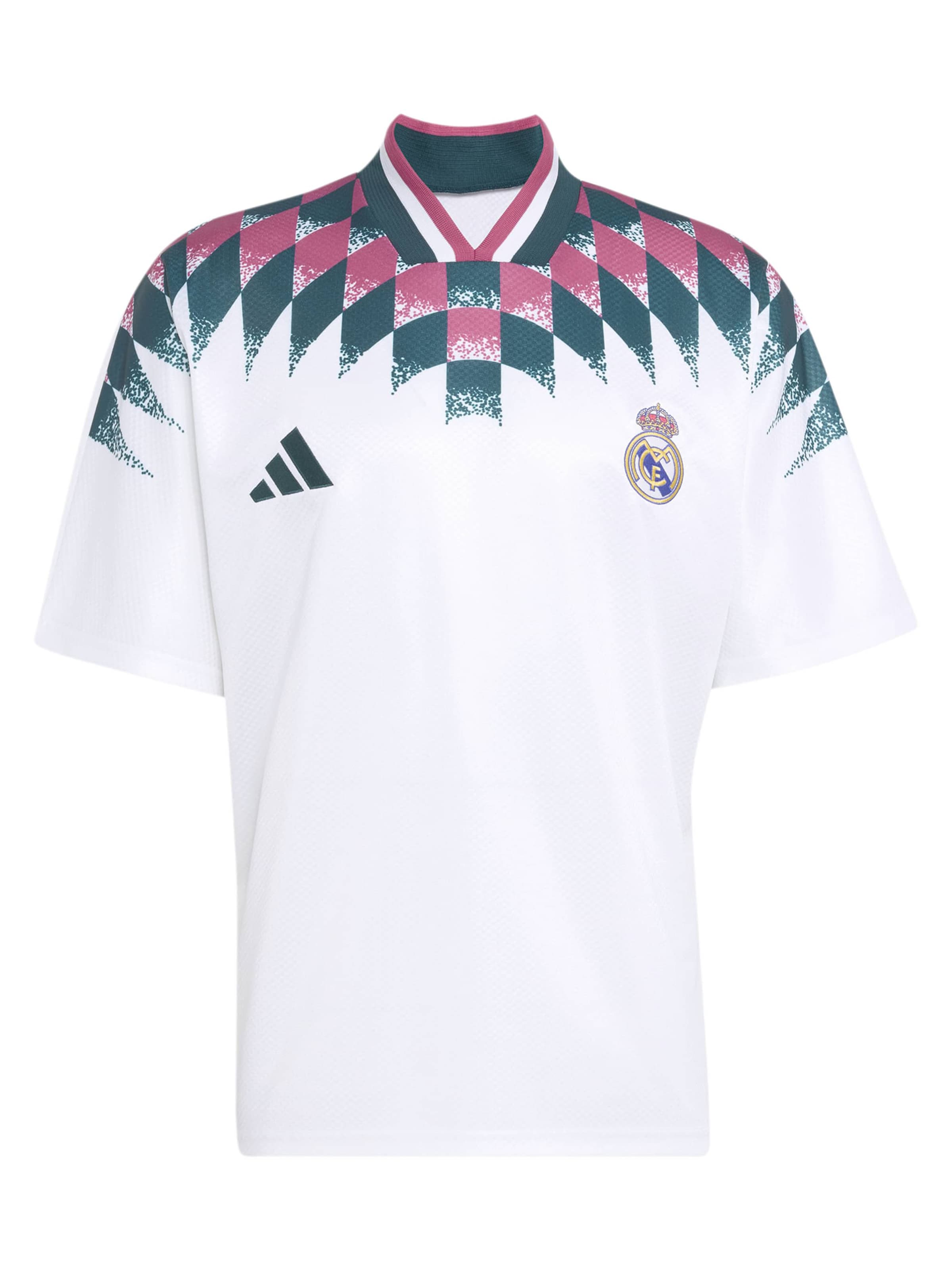 ADIDAS PERFORMANCE Functioneel shirt 'REAL' in Wit: voorkant