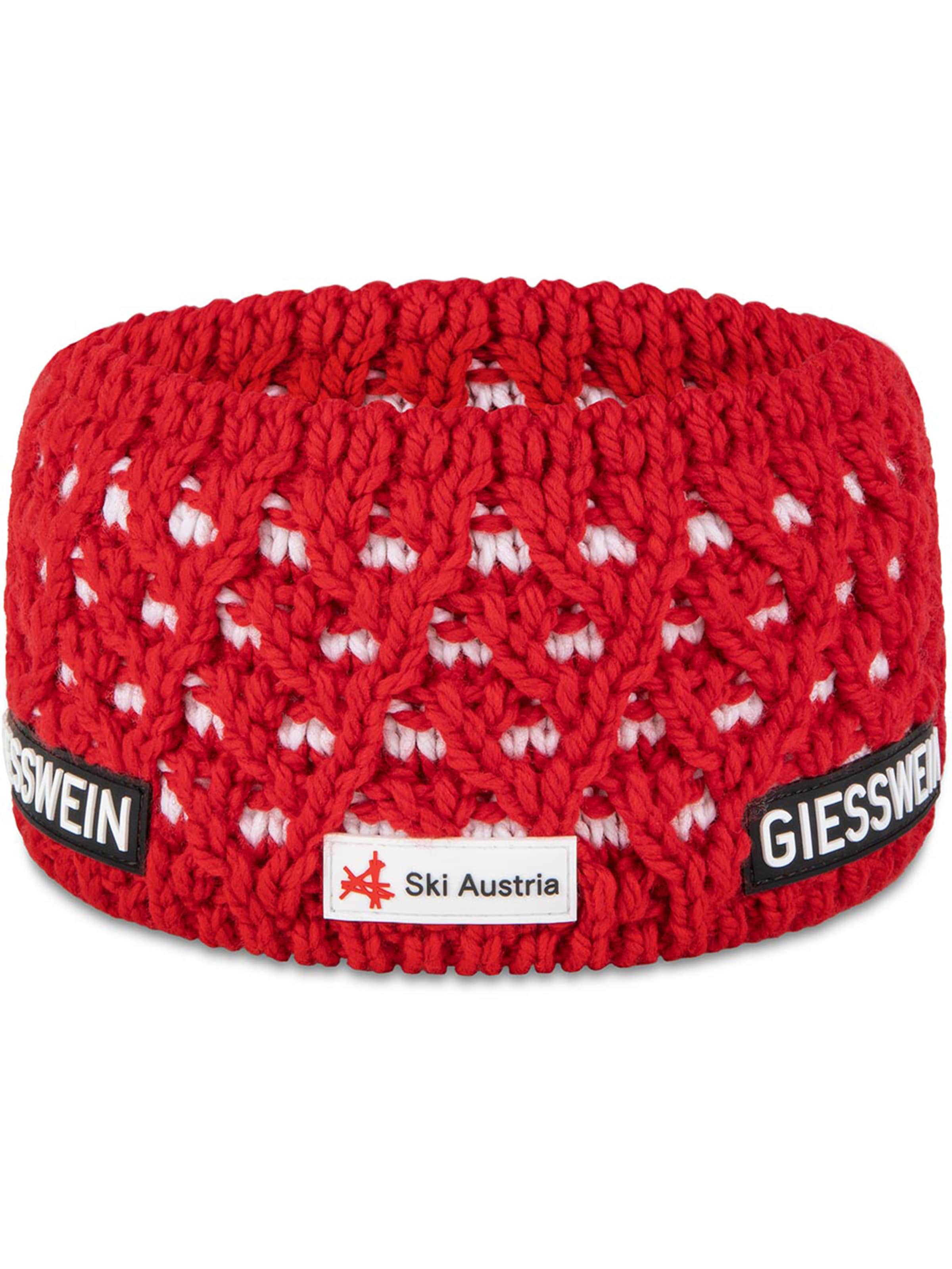 GIESSWEIN Sports headband 'Adelboden' in Red: front