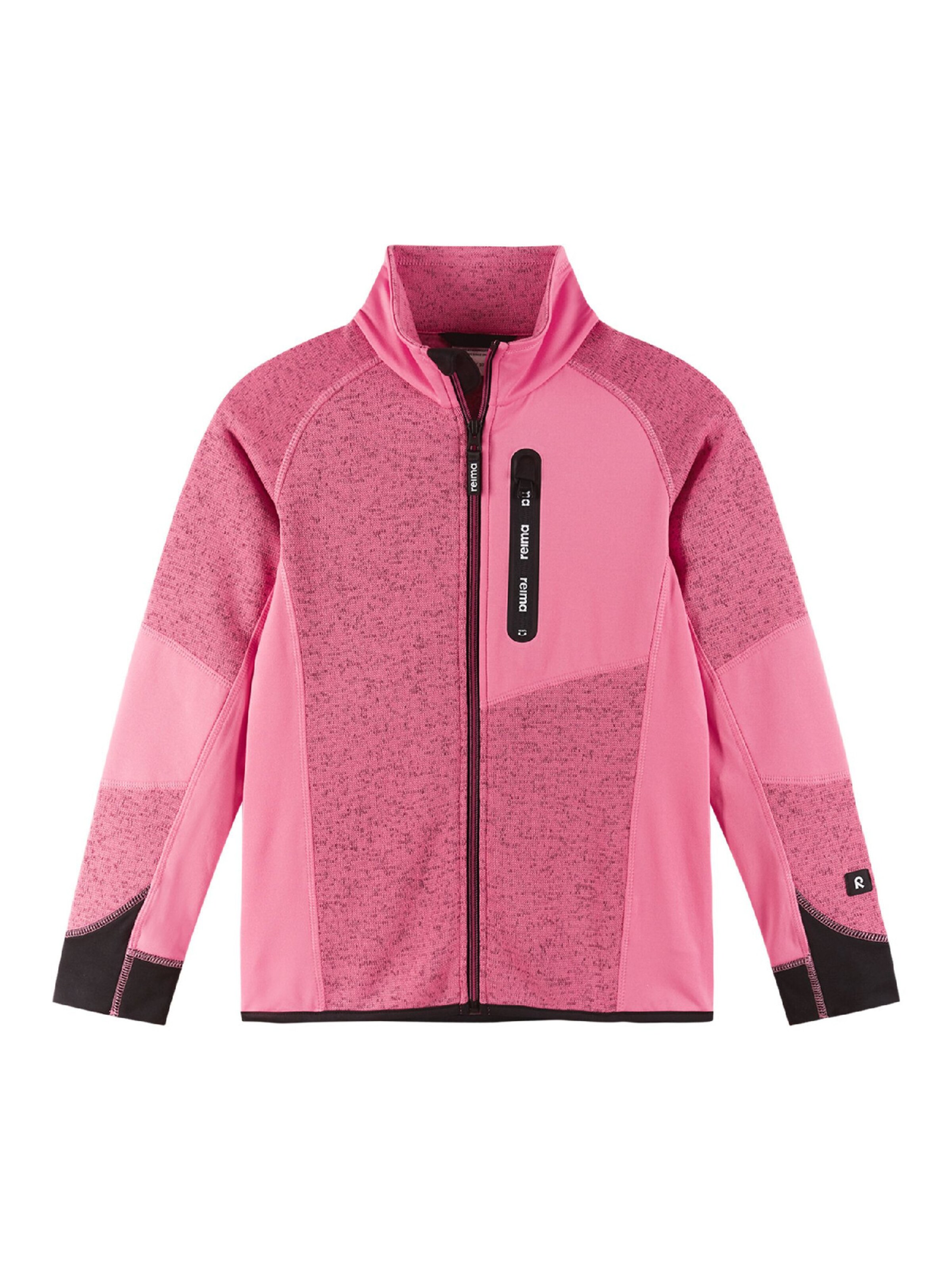 Reima Fleecejacke ' Laskien ' in Pink: Vorderseite