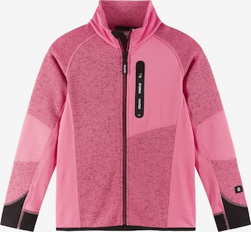 Reima Fleecejacke ' Laskien ' in Pink: Vorderseite