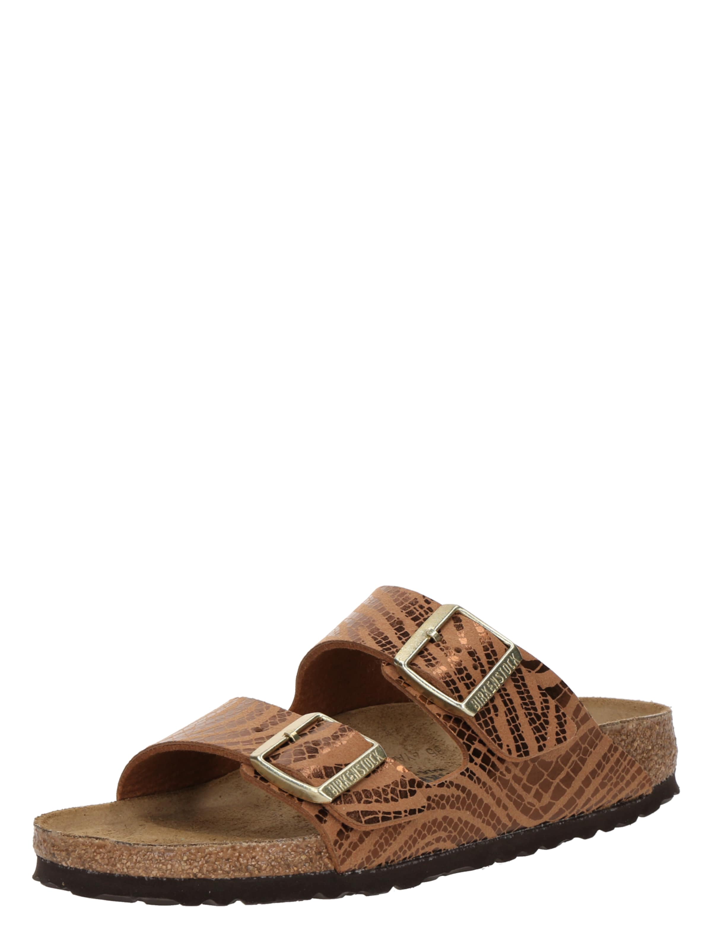 BIRKENSTOCK Пантолеты 'Arizona' в Коричневый: спереди