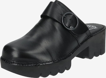 FLY LONDON Clogs in Black: front