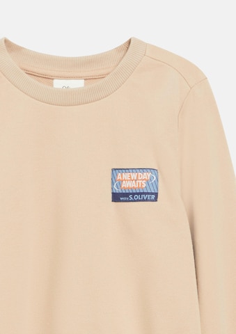 Sweat s.Oliver en beige : devant