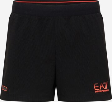 EA7 Emporio ArmaniSportske hlače - crna boja: prednji dio