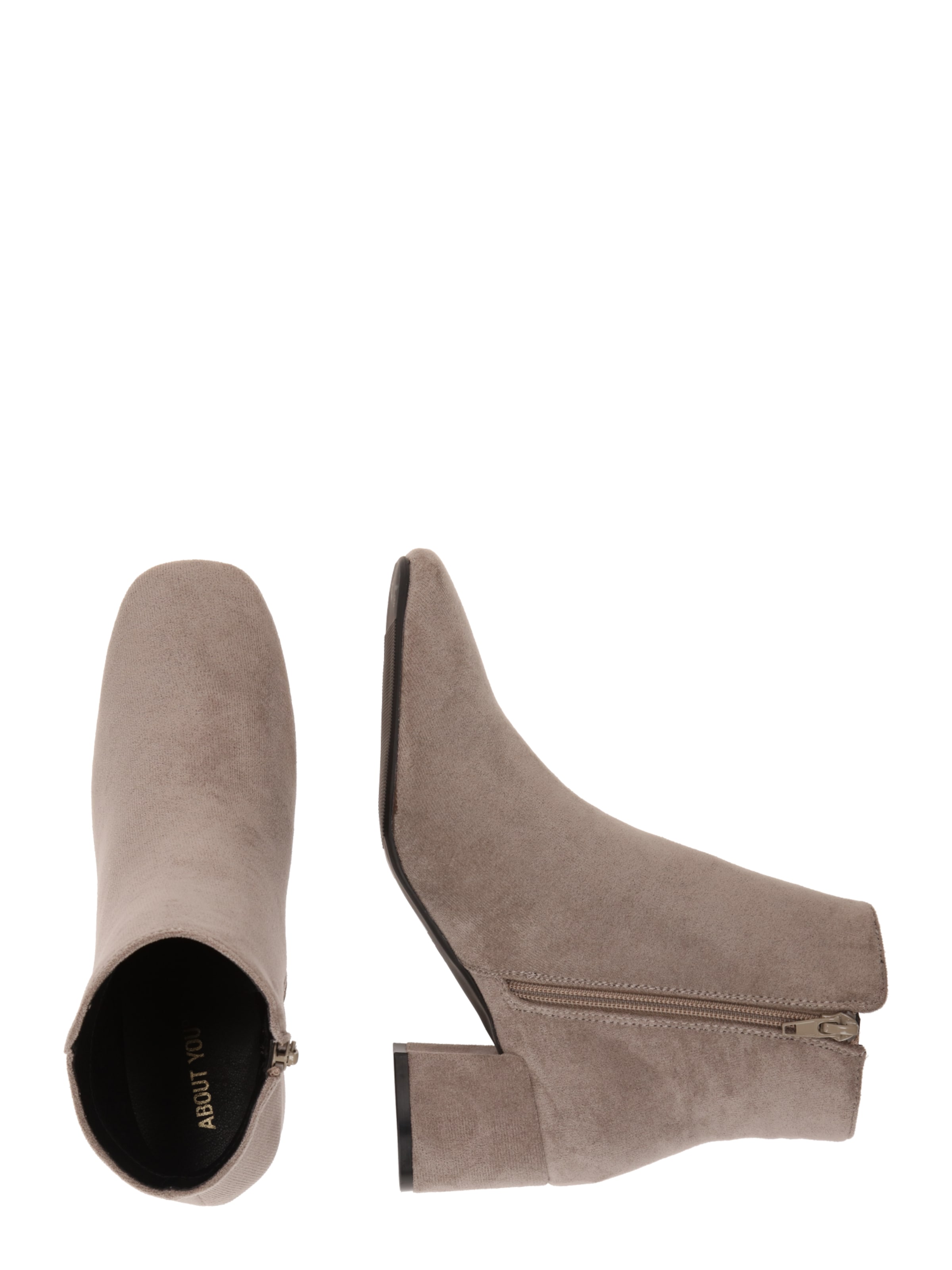 ABOUT YOU Botki 'Frederike' w kolorze szary