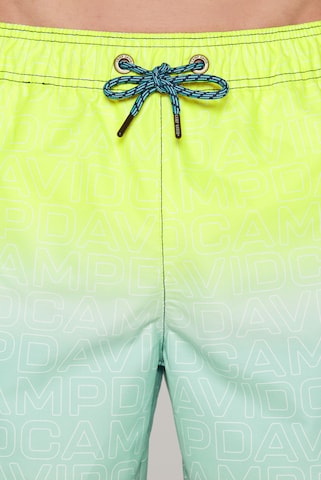 CAMP DAVID Board Shorts in Yellow