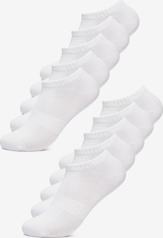 Occulto Socks 'Johannes' in White: front