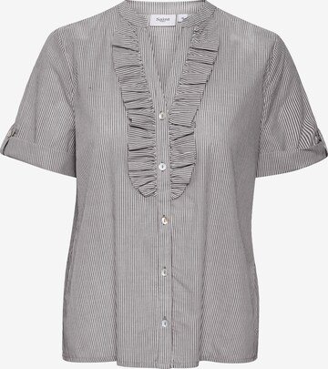 SAINT TROPEZ Blouse 'Mabel' in Grey: front