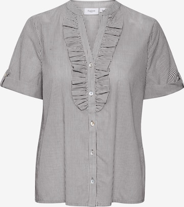 SAINT TROPEZ Bluse 'Mabel' in Grau: predná strana