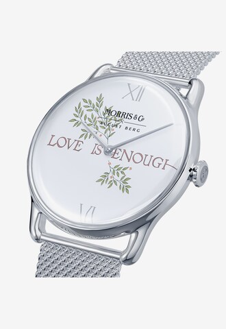 August Berg Analog Watch in Silver