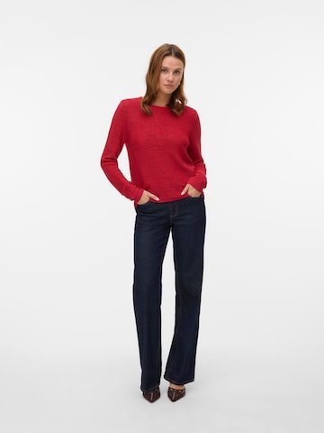 VERO MODA Sweater 'VMNuevocharity' in Red