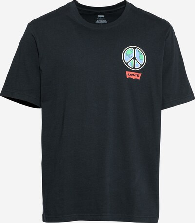 Tricou LEVI'S pe albastru deschis / verde / roșu deschis / negru, Vizualizare produs