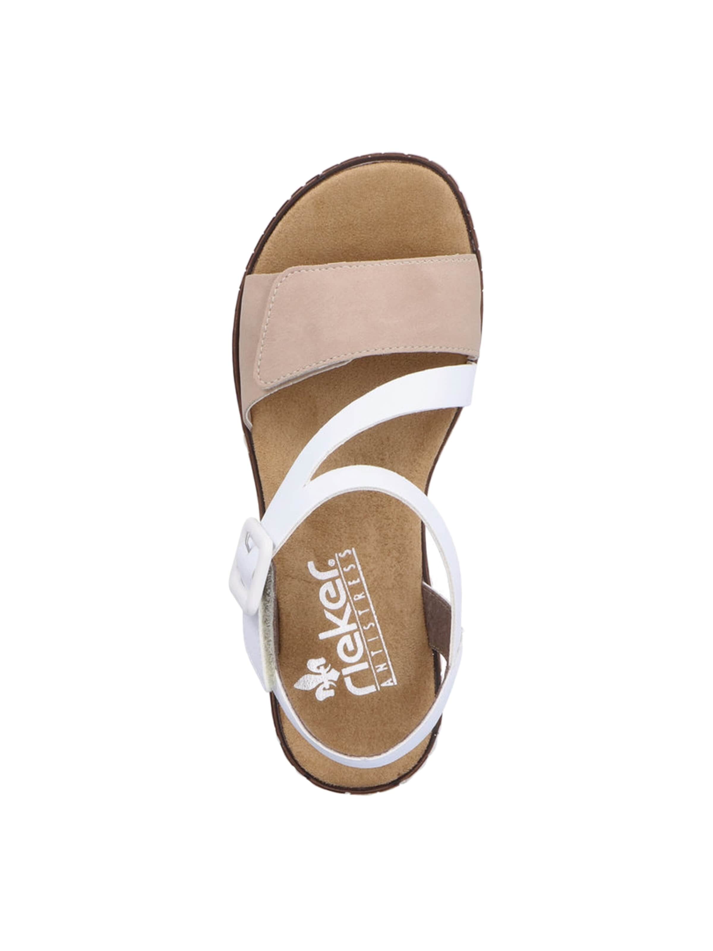 Rieker - Sandalias 'Sandalen mit Klettverschluss Montreux' en blanco