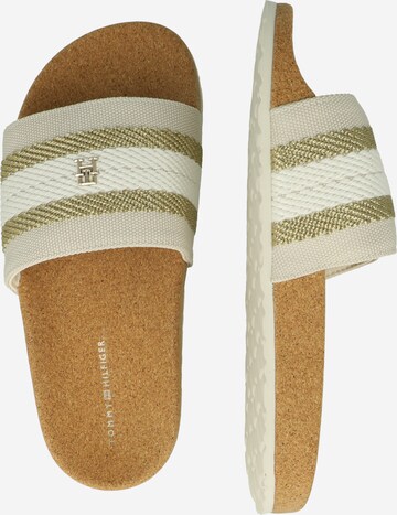 TOMMY HILFIGER - Sapato aberto em branco