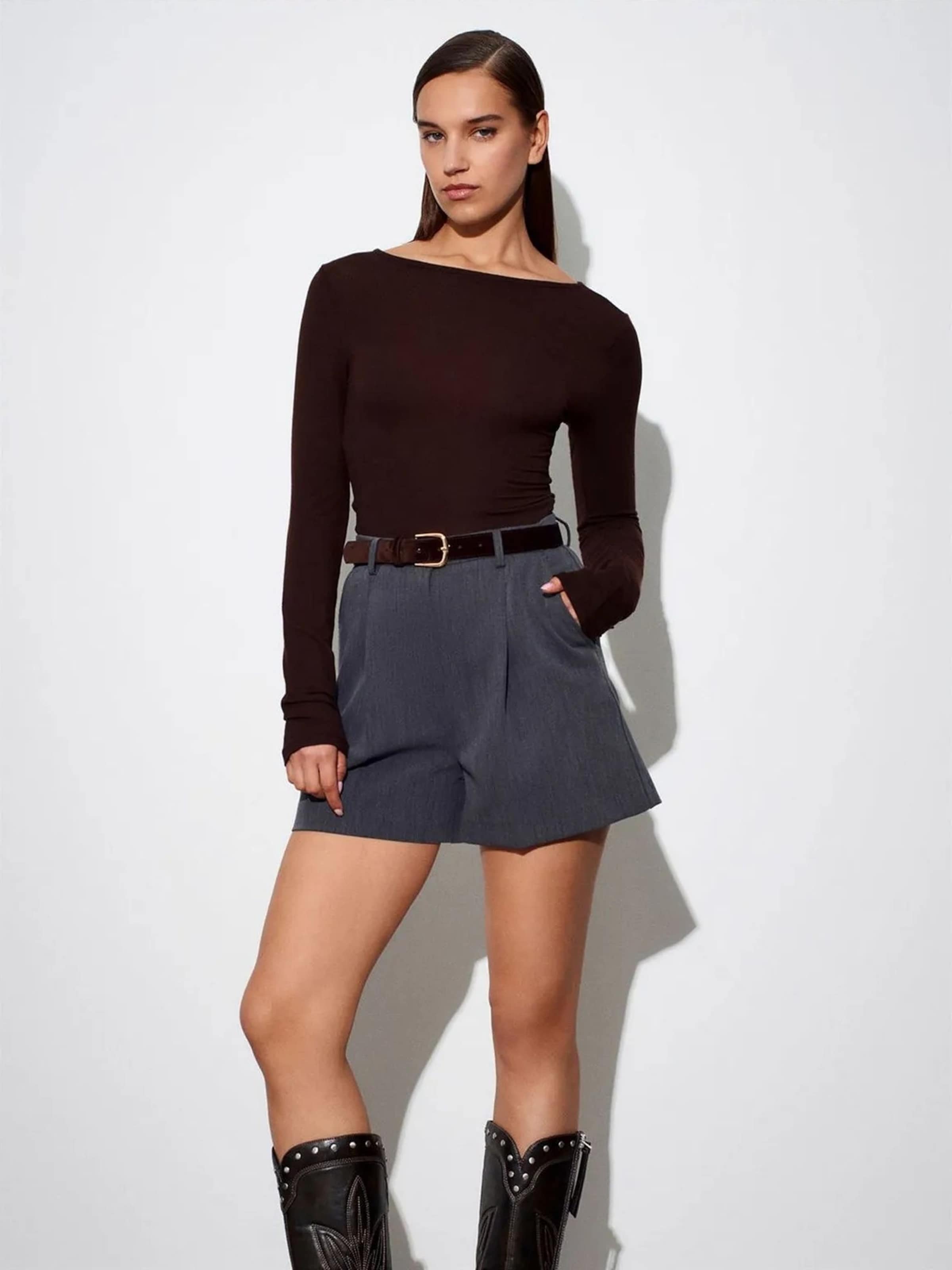 T-shirt Dilvin en marron