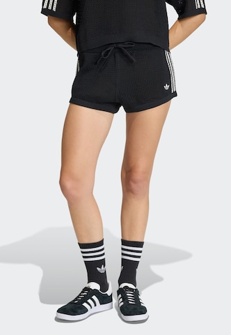 ADIDAS ORIGINALS Regular Pants in Black: front