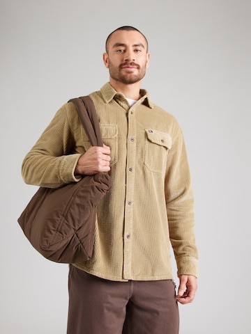 QUIKSILVER Mugav suurus Funktsionaalne särk, värv roheline: eest vaates