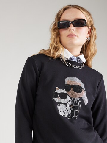 Karl Lagerfeld Μπλούζα φούτερ 'Ikonik 2.0' σε μαύρο