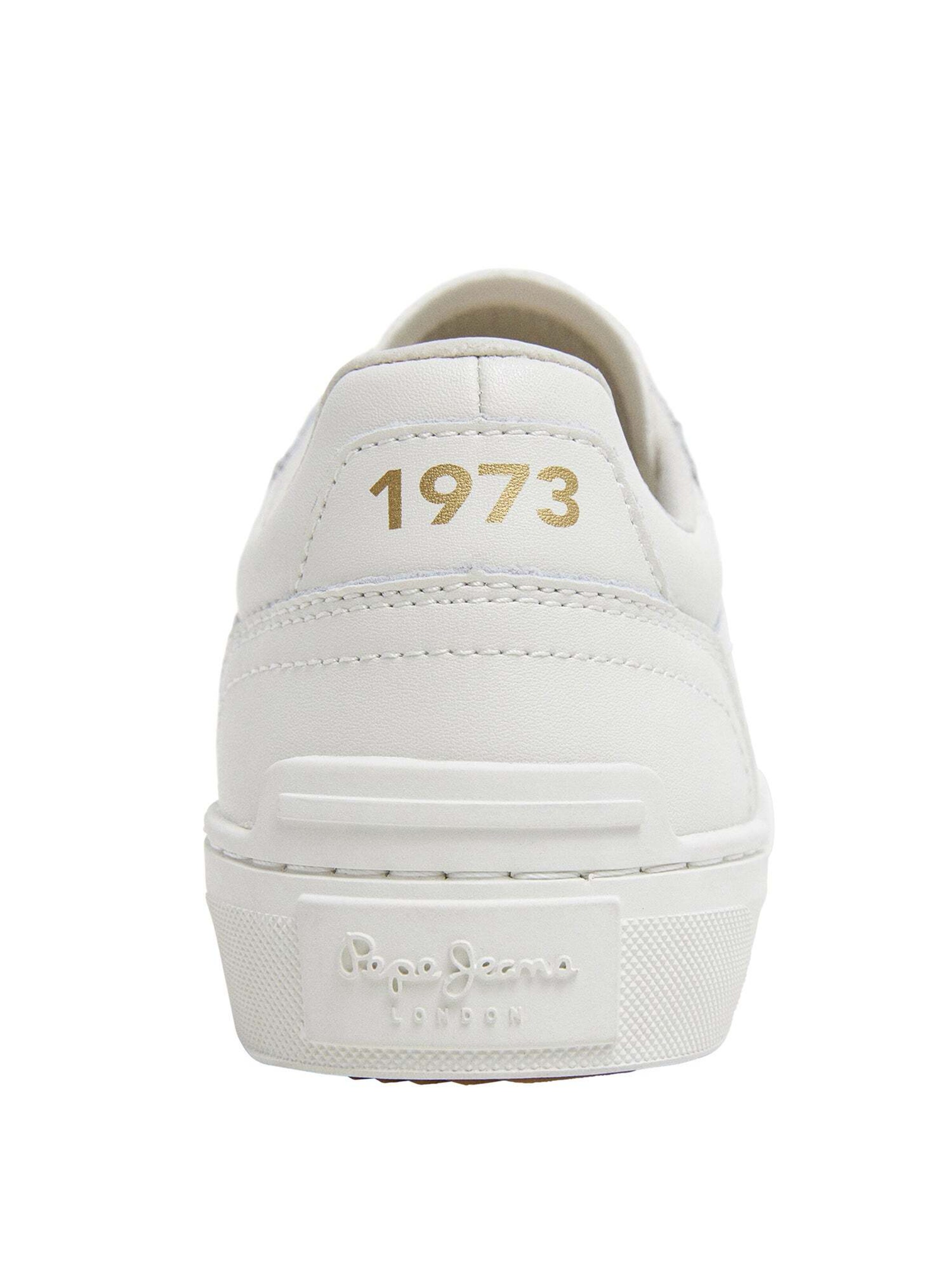 Pepe Jeans - Sapatilhas baixas 'Camden Edition' em branco