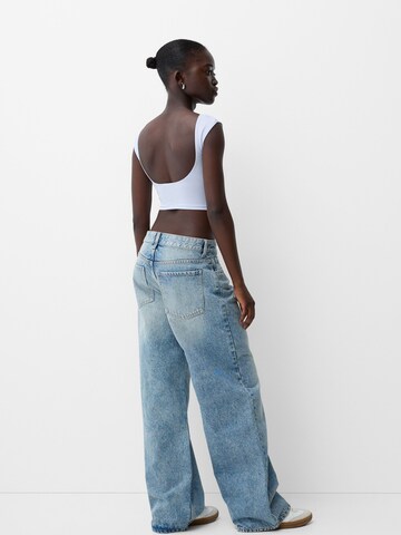 Bershka Top – modrá