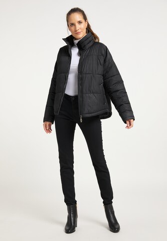 DreiMaster Vintage Winterjacke in Schwarz