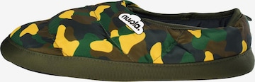 Nuvola. Hausschuh 'Printed 21 Camuffare' in Grün: Vorderseite