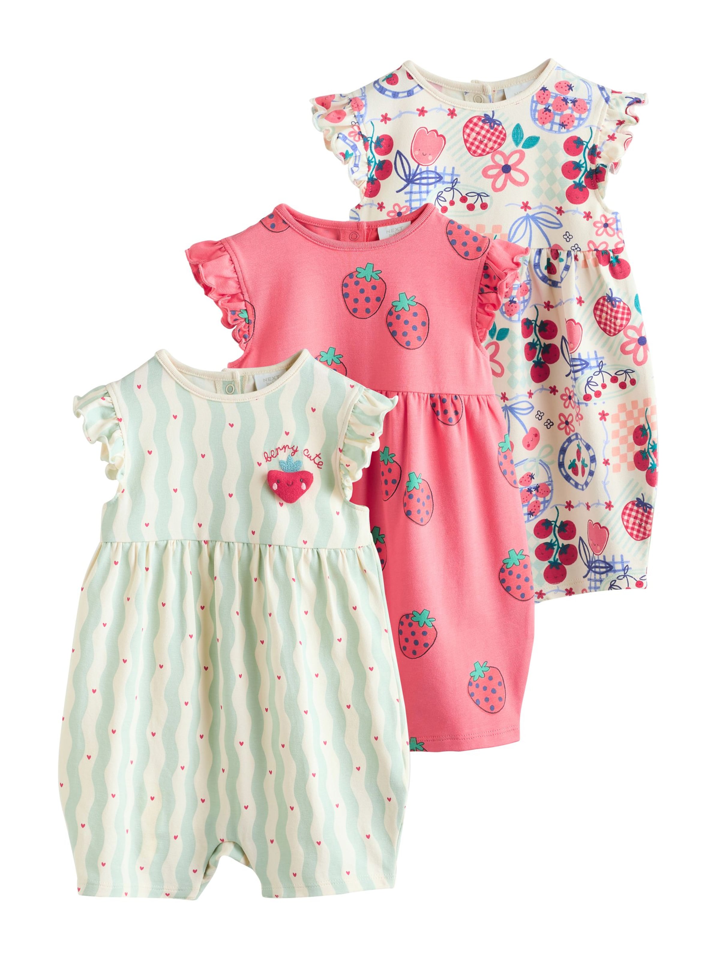 Next - Pijama entero/body en Mezcla de colores: frente